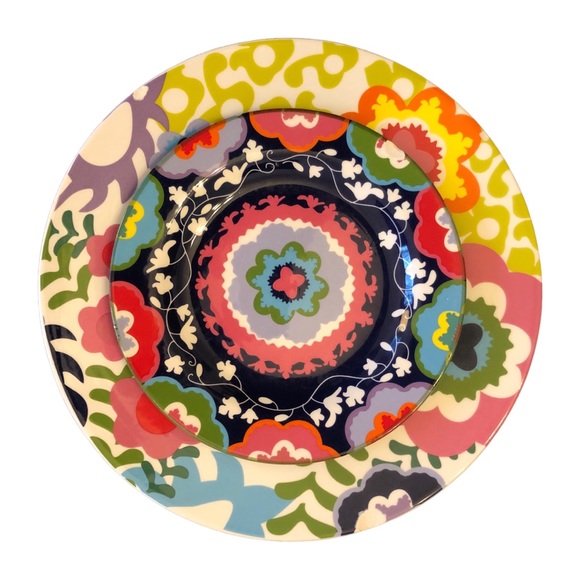 Oui by French Bulldog Other - Oui by French Bulldog Bright Floral Plate set